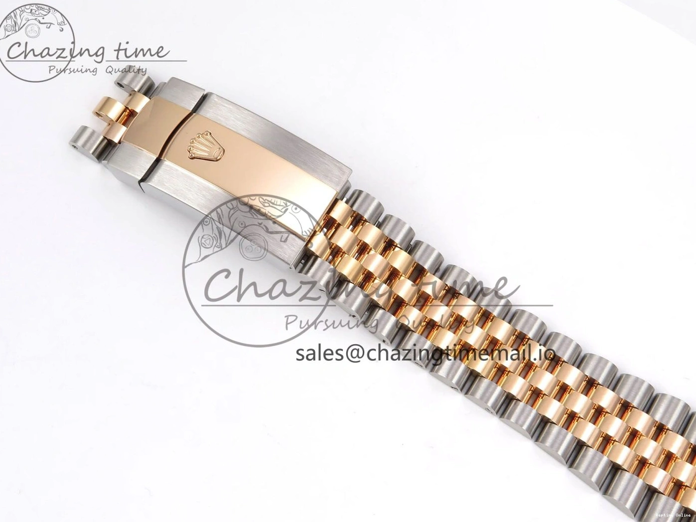 0130 DateJust 41 126331 ARF 1:1 Best Edition 904L Steel Brown Diamonds Dial on SS RG Jubilee Bracelet SH3235（Gain Weight） Thermal 1111